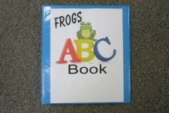 TitlePage for Frogs ABC Book