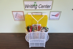 Preschool writing center 1 Preschool Classroom Set up!