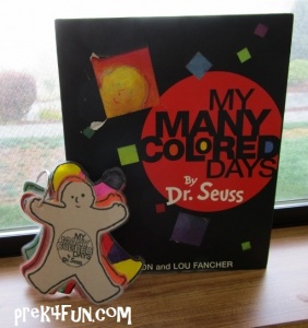 My Many Colored Days Window Art We read the Dr.Seuss story about feelings.