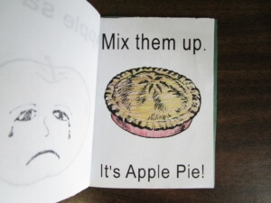 My little book of apple faces Apple Pie