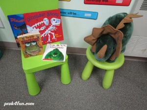 Letter D Preschool Art and Activities Reading with Dinosaurs! 