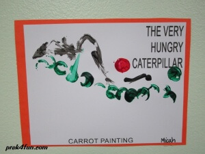 Carrot Painting The Very Hungry Caterpillar art 4