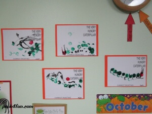 tCarrot Painting The Very Hungry Caterpillar art 6