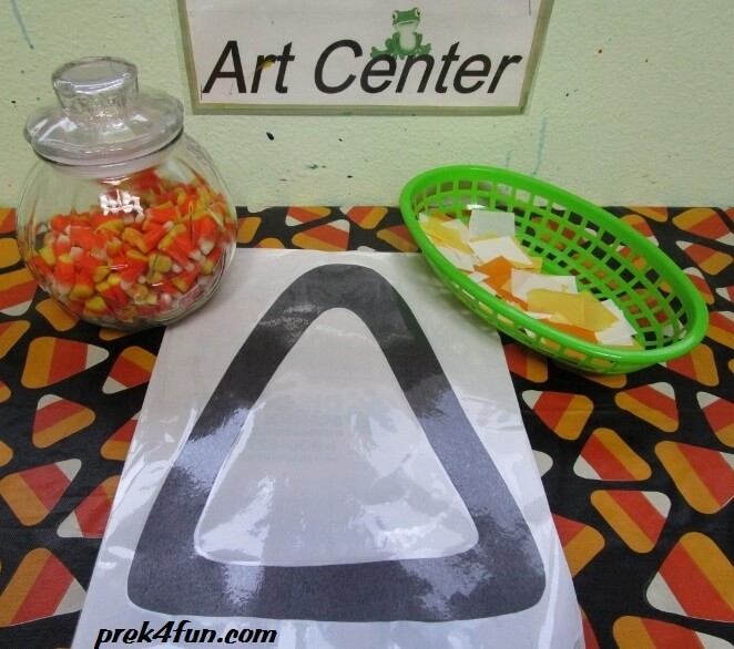 Candy Corn Stained Glass supplies needed