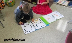 Frogs ABC Book Literacy activity preschool play 1