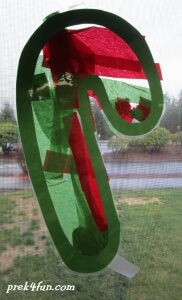 Candy Cane Stained Glass work 1