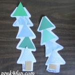 triangle tree cut out