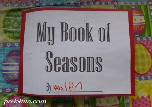 Preschool Book of Seasons cover