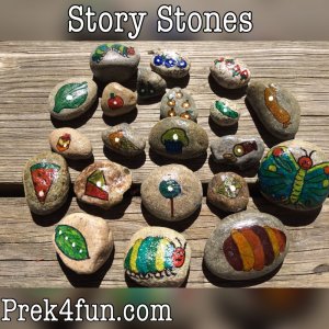 The Very Hungry Caterpillar Story Stones!